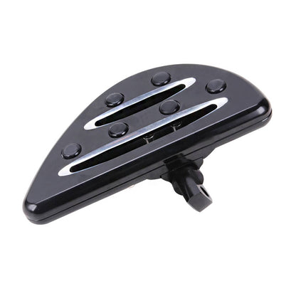 Solidspare Black Front and Rear Floorboard Foot Peg For Harley Touring Street Road Glide