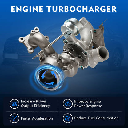 Solidspare Turbo Turbocharger For 2012-2015 Ford Edge SE 2.0L 53039880270 53039700270