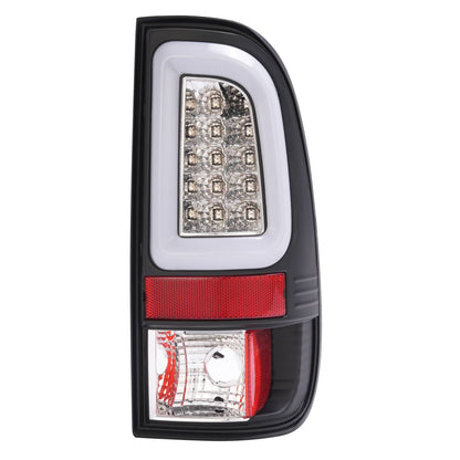 Solid Spare For 1997-03 Ford F150 99-07 F250 F350 Black Smoke LED Tube Tail Light Brake Lamp