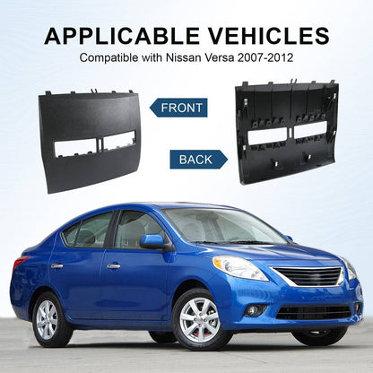 Solidspare Center Dash Console Instrument Panel Cluster Lid Bezel For Nissan Versa 2007-12