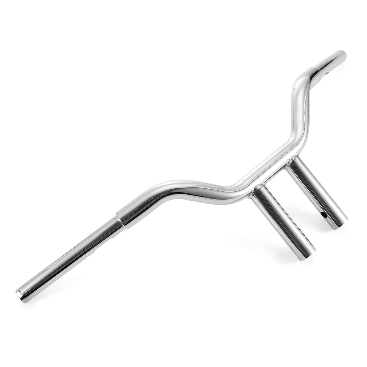 Solidspare 10" MX-T Bars Handlebar Chrome For Harley Softail FLS Sportster Dyna Low Rider