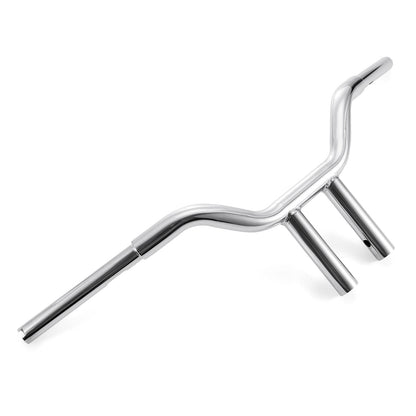 Solidspare 10" MX-T Bars Handlebar Chrome For Harley Softail FLS Sportster Dyna Low Rider