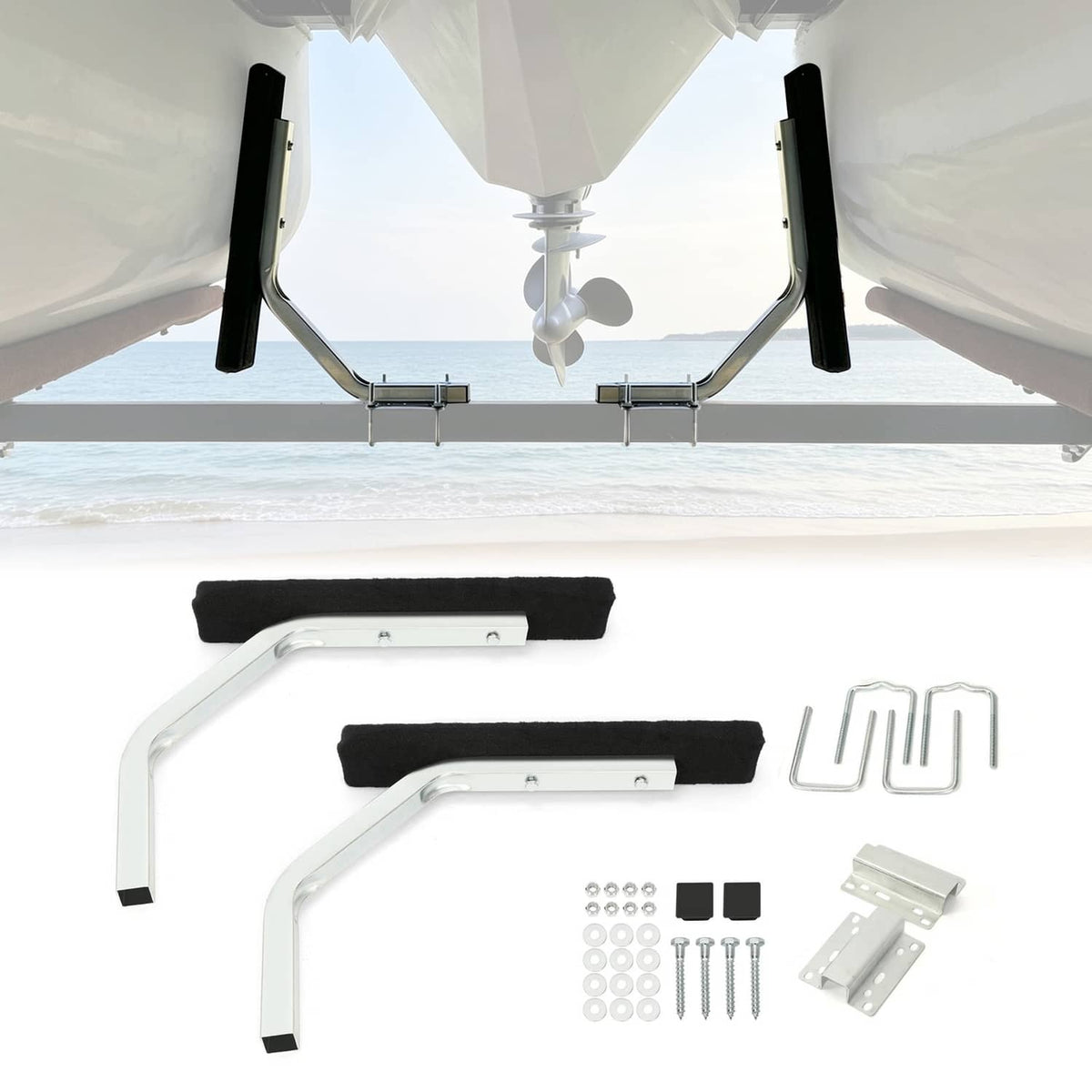 Solidspare Fits Ski Boat Fishing Boat Universal 24.4" Pontoon Boat Trailer Bunk Board Guide