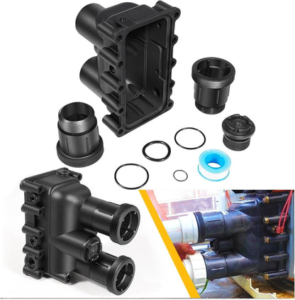 Solidspare Pool Heater Manifold Assembly Replacement Kit for Pentair MasterTemp 175, 200