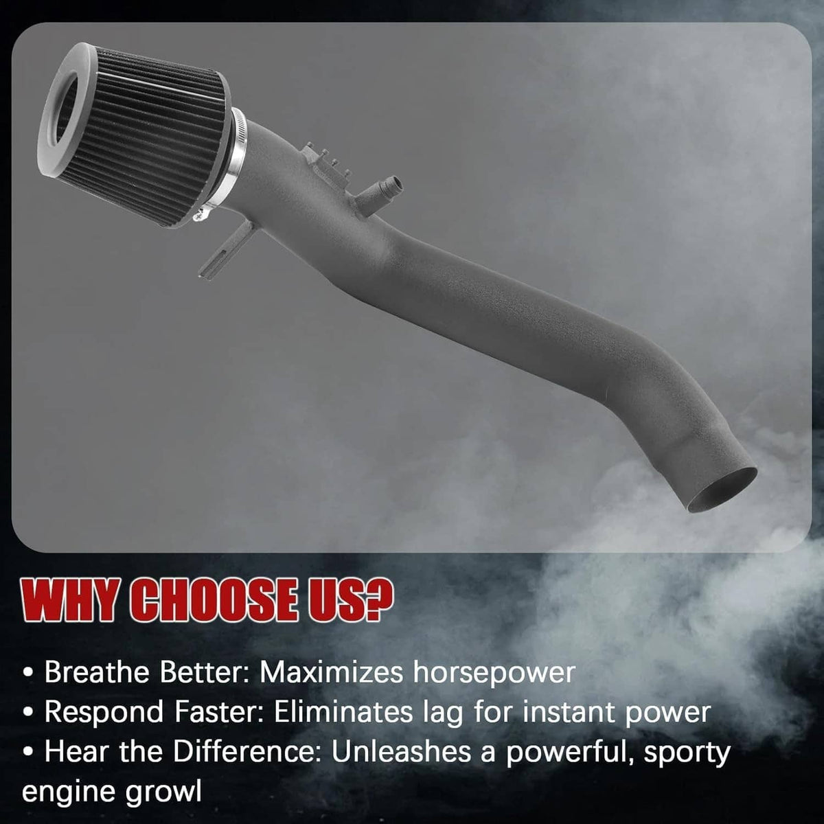 Solidspare Cold Air Intake System For BMW 12-15 335i/14-16 435i M235i /16 M2 N55 3.0L Turbo