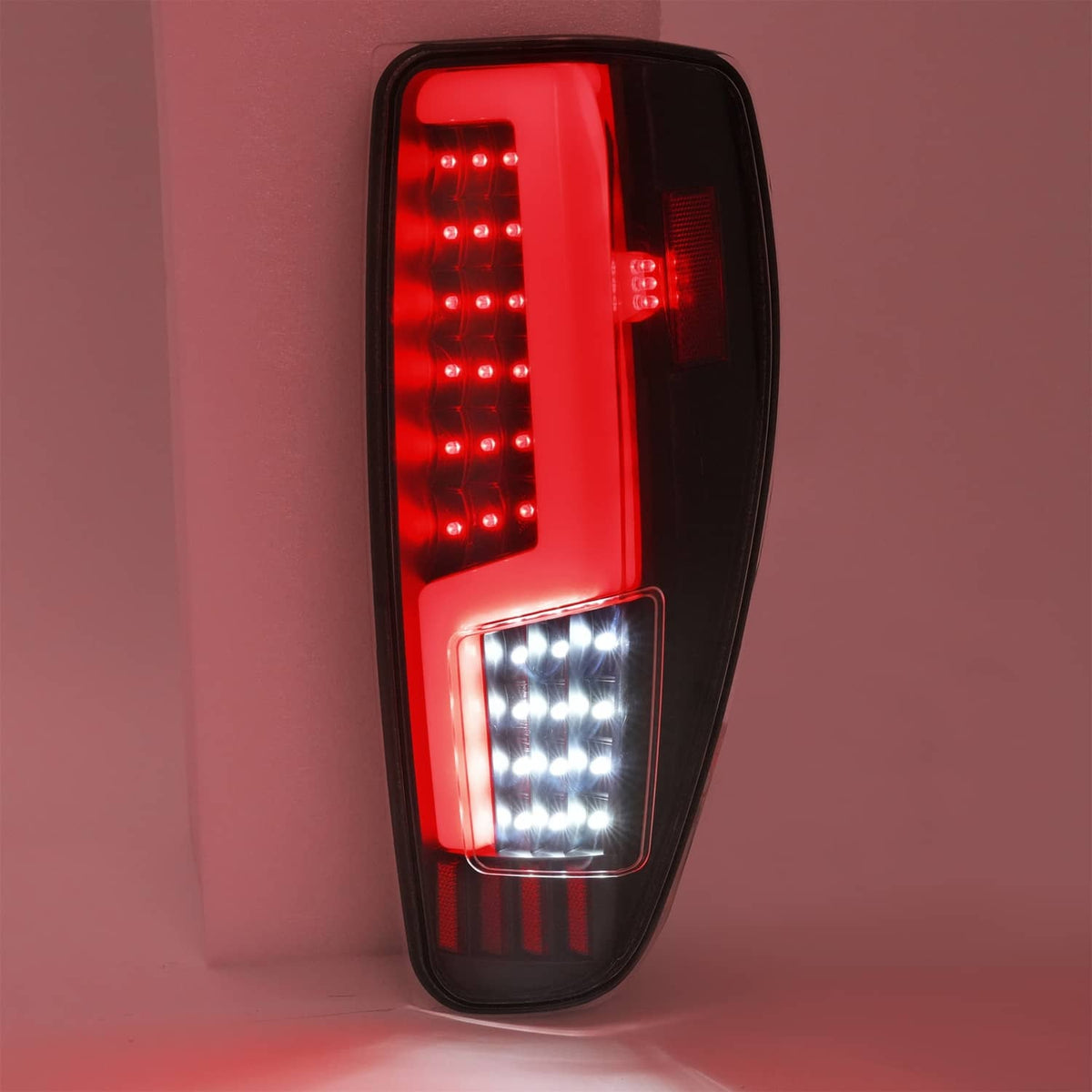 Solid Spare Black For 2004-2012 Chevy Colorado GMC Canyon LED Tube Tail Lights Brake Lamps