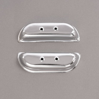 Solid Spare Fits Ford F-100 / F-150 / F-350 1973-1979 Door Panel Arm Rest Cups Steel Chrome