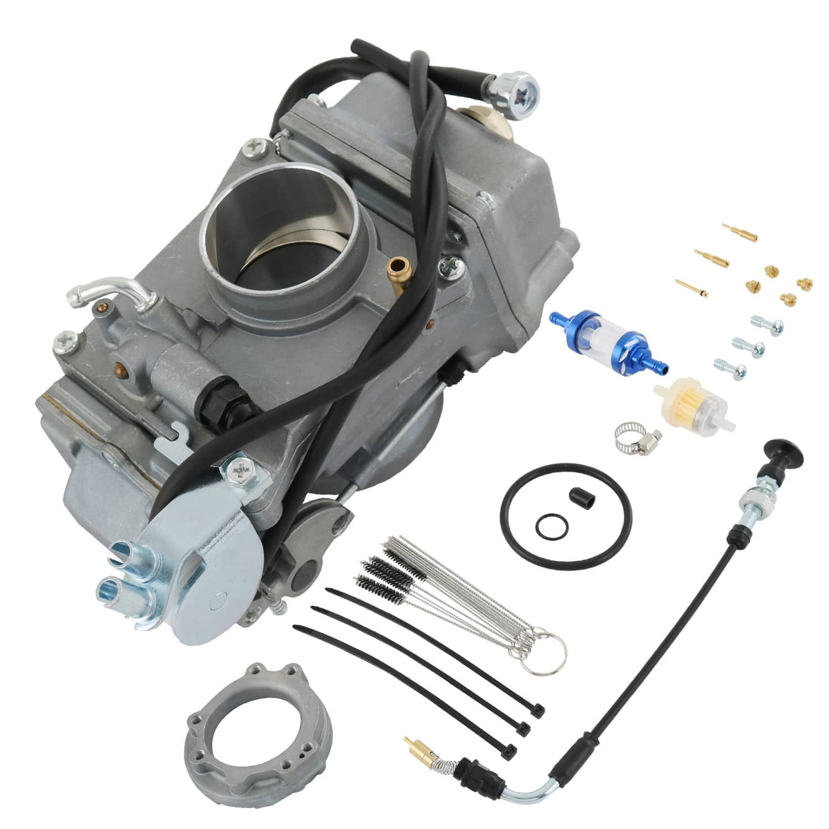Solidspare Carburetor for 42mm Harley HSR42 Evo Evolution Twin Cam TM42 Carb