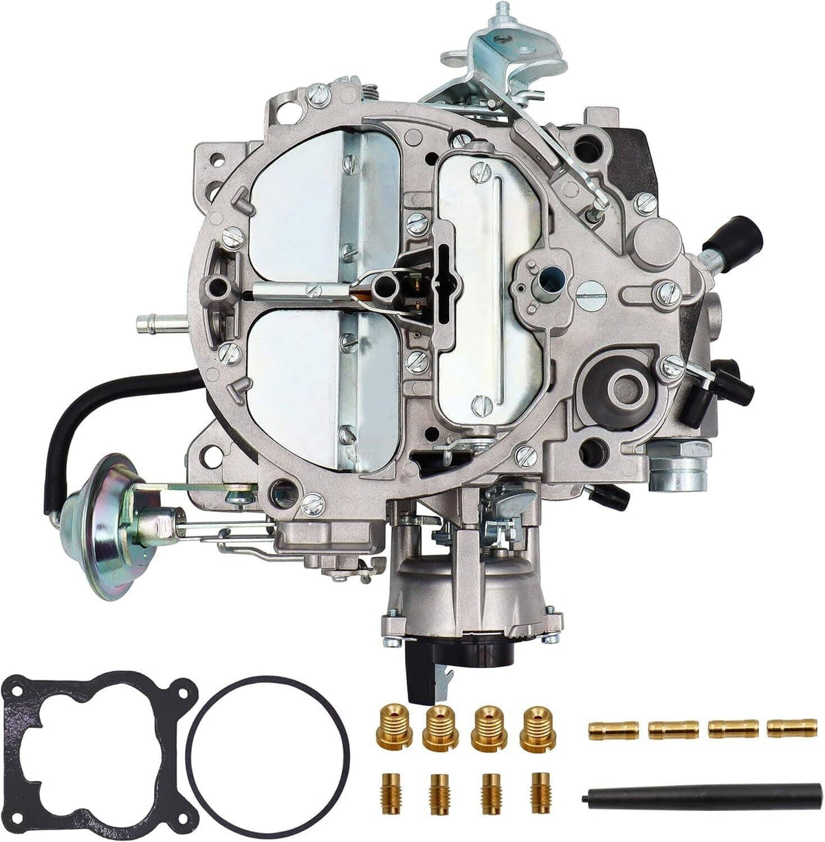 Solidspare 4 Barrel Carburetor Carb For Chevrolet 305 350 Engine Quadrajet 4MV 1906R/1904R
