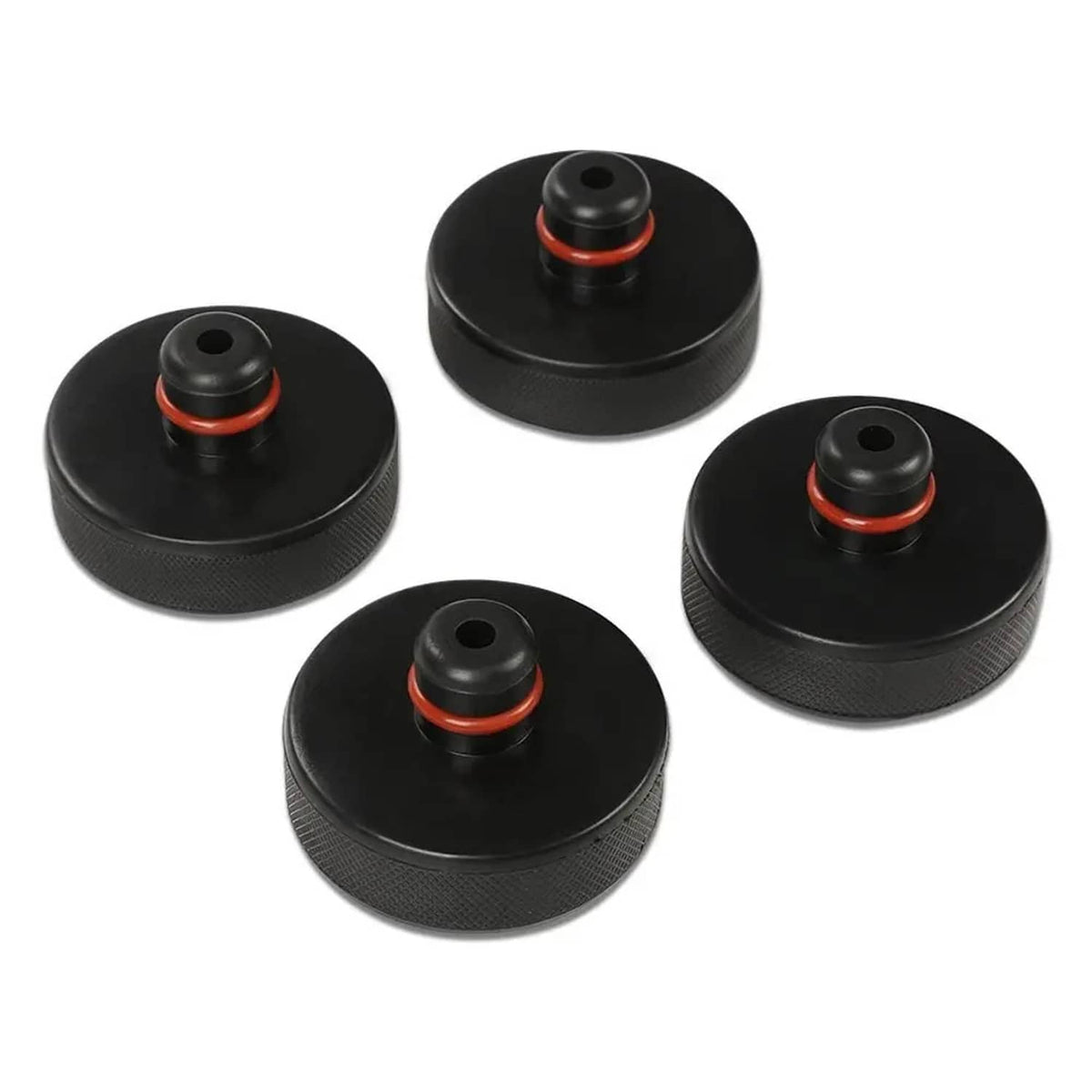 Solidspare 4Pcs Rubber Jack Lift Pad Adapter Tool Black Fit For Tesla Model 3/Y/S/X New