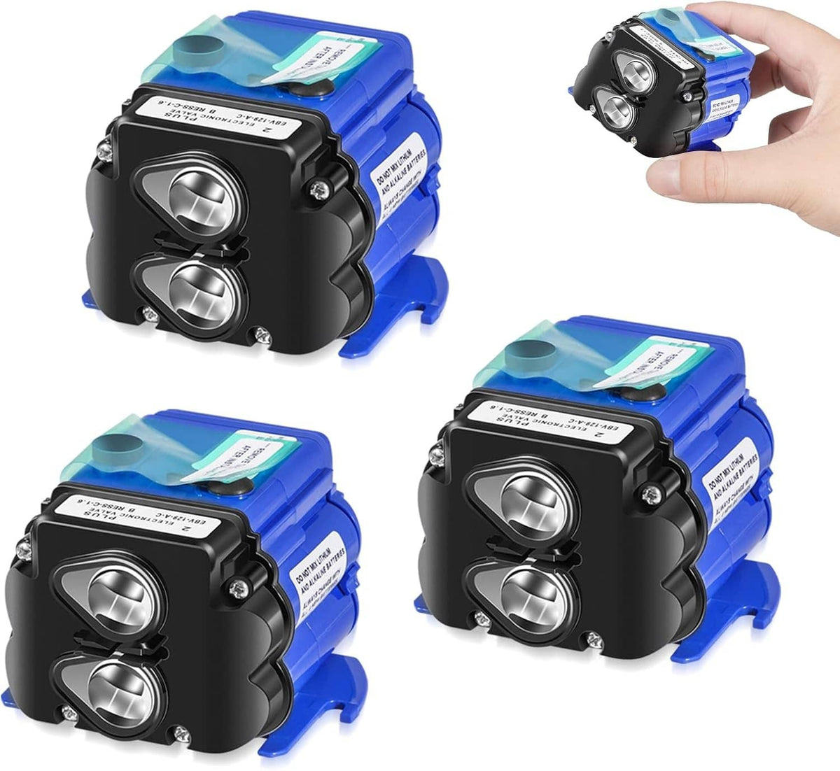 Solidspare EBV-129-A-C Toilet Flush Control Module, for Sloan Optima G2 & ECOS, 3 Pack
