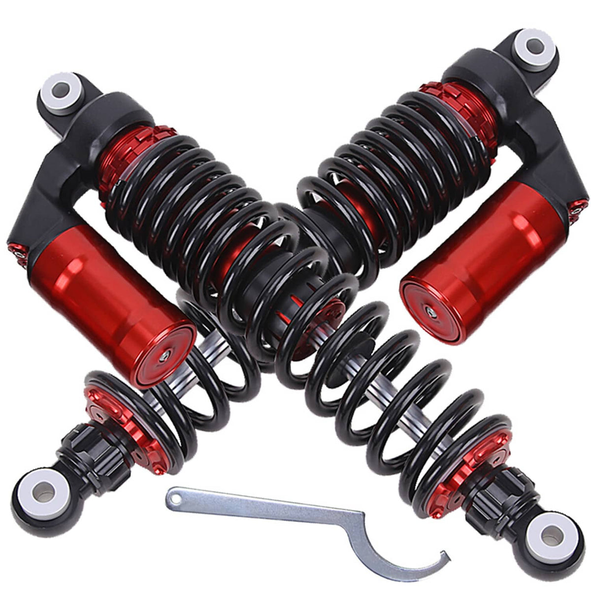 Solidspare ADJUSTABLE 14.5" FRONT AIR SHOCKS ABSORBER FOR 1987-2006 YAMAHA BANSHEE YFZ350