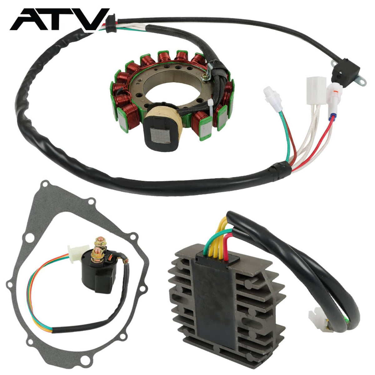 Solidspare For 1996-2001 Yamaha Warrior 350 YFM350X Magneto Stator Regulator Relay Gasket