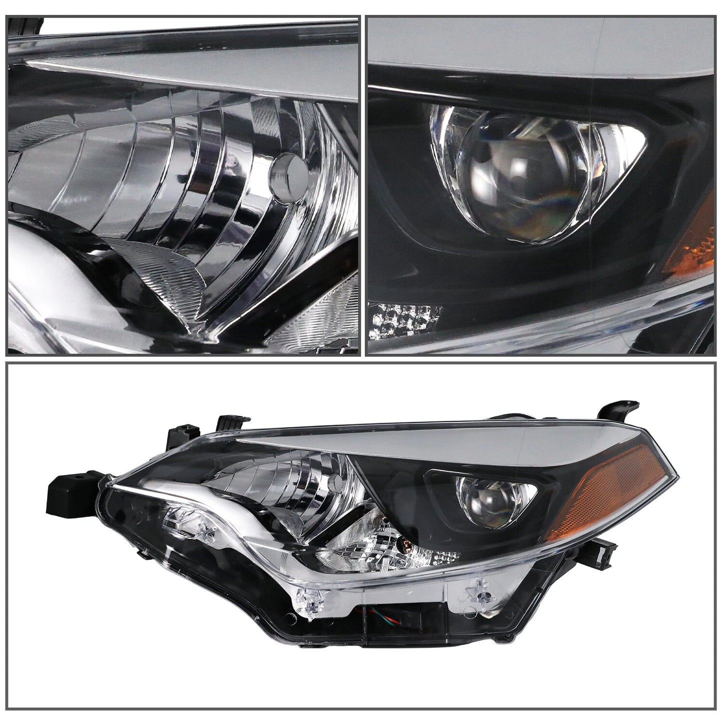 Headlights For 2014 2015 2016 Toyota Corolla Headlamps Left+Right SET Head Light