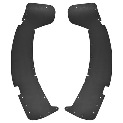 Solid Spare Rear Dually DRW Bed Inner Fender Flare Liners Set For Ford F350 F450 17 18 19-23