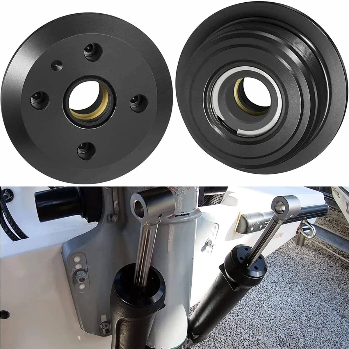 Solid Spare 2X Verado Trim Cap For Mercury Outboard 200-300HP 4Str 6Cyl 2.6 4.6L 8M0118299