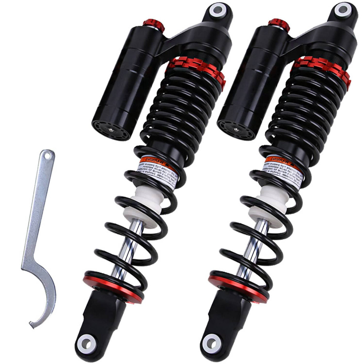 Solidspare FRONT + REAR AIR SHOCKS ABSORBERS 425mm 485mm FOR YAMAHA YFZ450 2006-2012 US