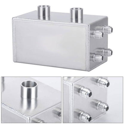 Solidspare Series Oil Catch Can For Honda Civic Acura Integra 4 Port -10AN With Hoses Pro