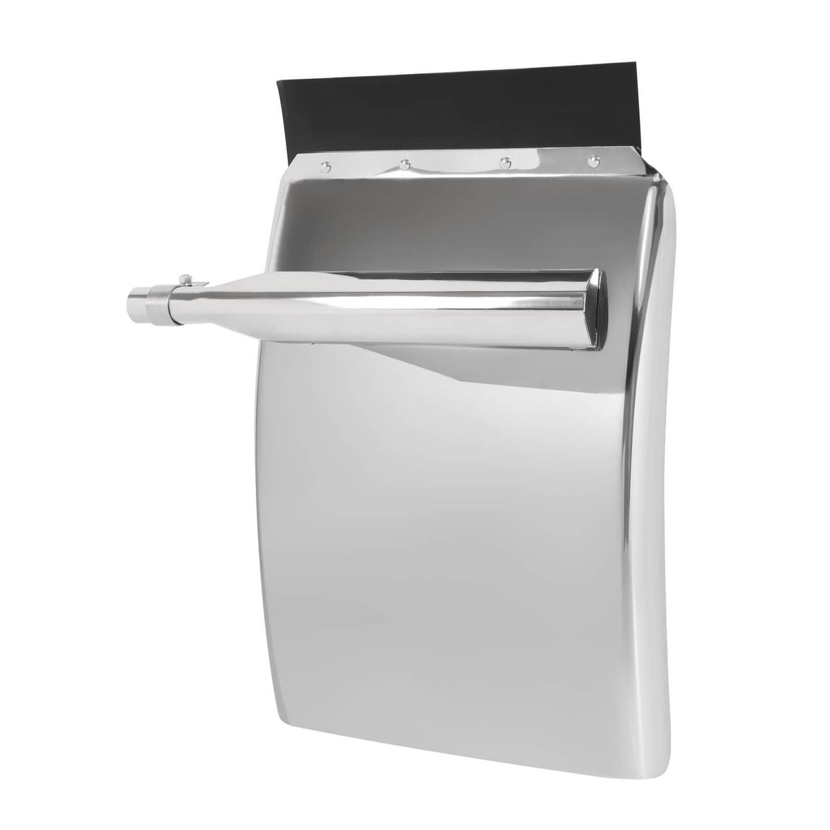 Solid Spare 34"x24" stainless steel quarter fender kit pair universal truck w/ Support Tube