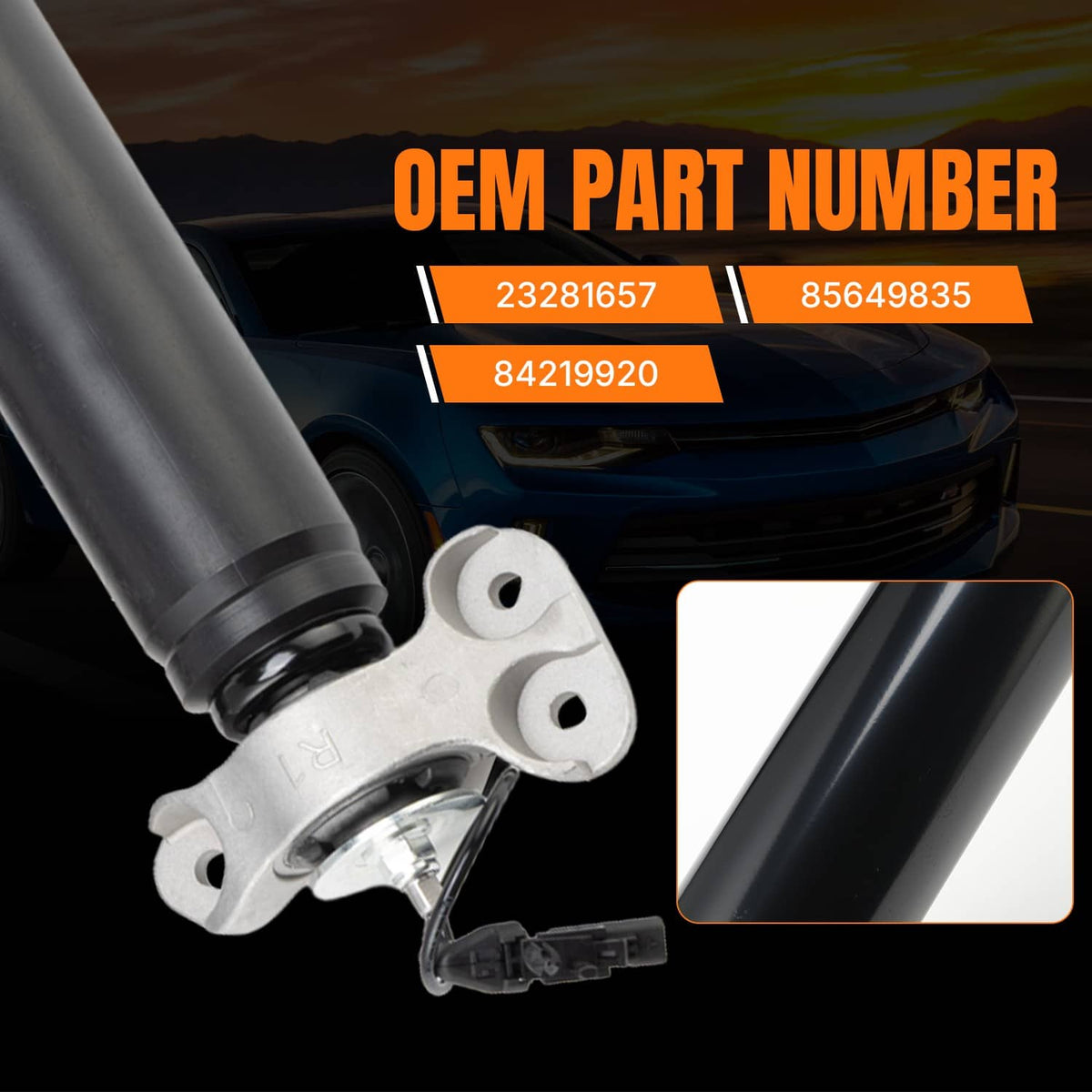 Solidspare Rear Left & Right Shock Absorbers 23281657 Fit for Chevrolet Camaro 2016-2024