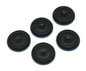 (5) 1" Inch Black Rubber FLUSH MOUNT HOLE PLUG for Sheet Metal Auto Body Panel