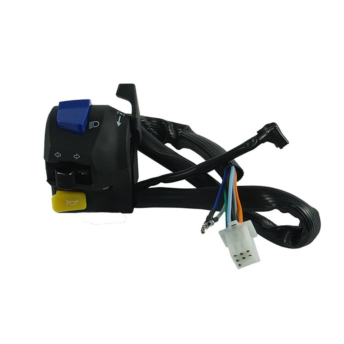 Solidspare 7/8" Motorcycle Handlebar Electrical  Control Switch for Horn Turn Signal Start