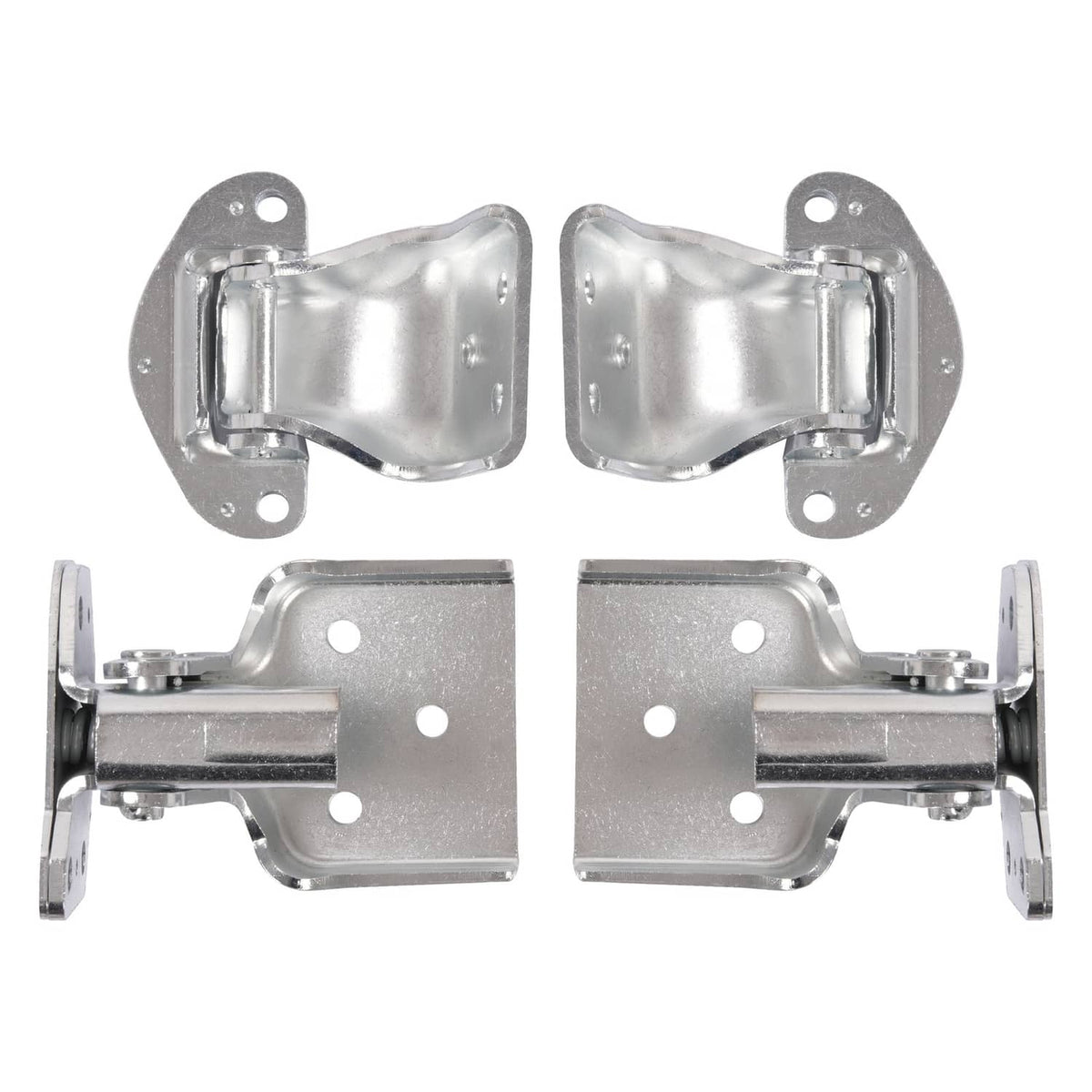 Solid Spare Door Hinges Upper&Lower For 1971-1974 Dodge Charger Coronet Plymouth GTX Silvery