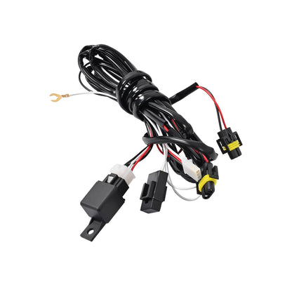 Solid Spare For Chevy Malibu 2013-2016 Fog Lights Bumper Lamps w/ Black Bezel Molding Wiring