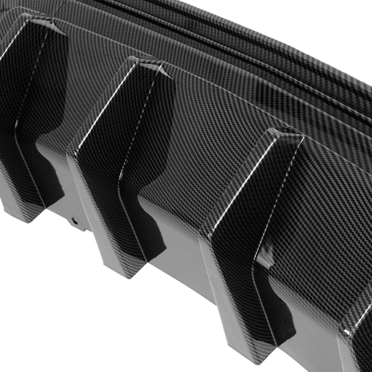 Solid Spare Fits CHEVY CAMARO 2016-24 Carbon Style Rear Bumper Lip Diffuser Spoiler