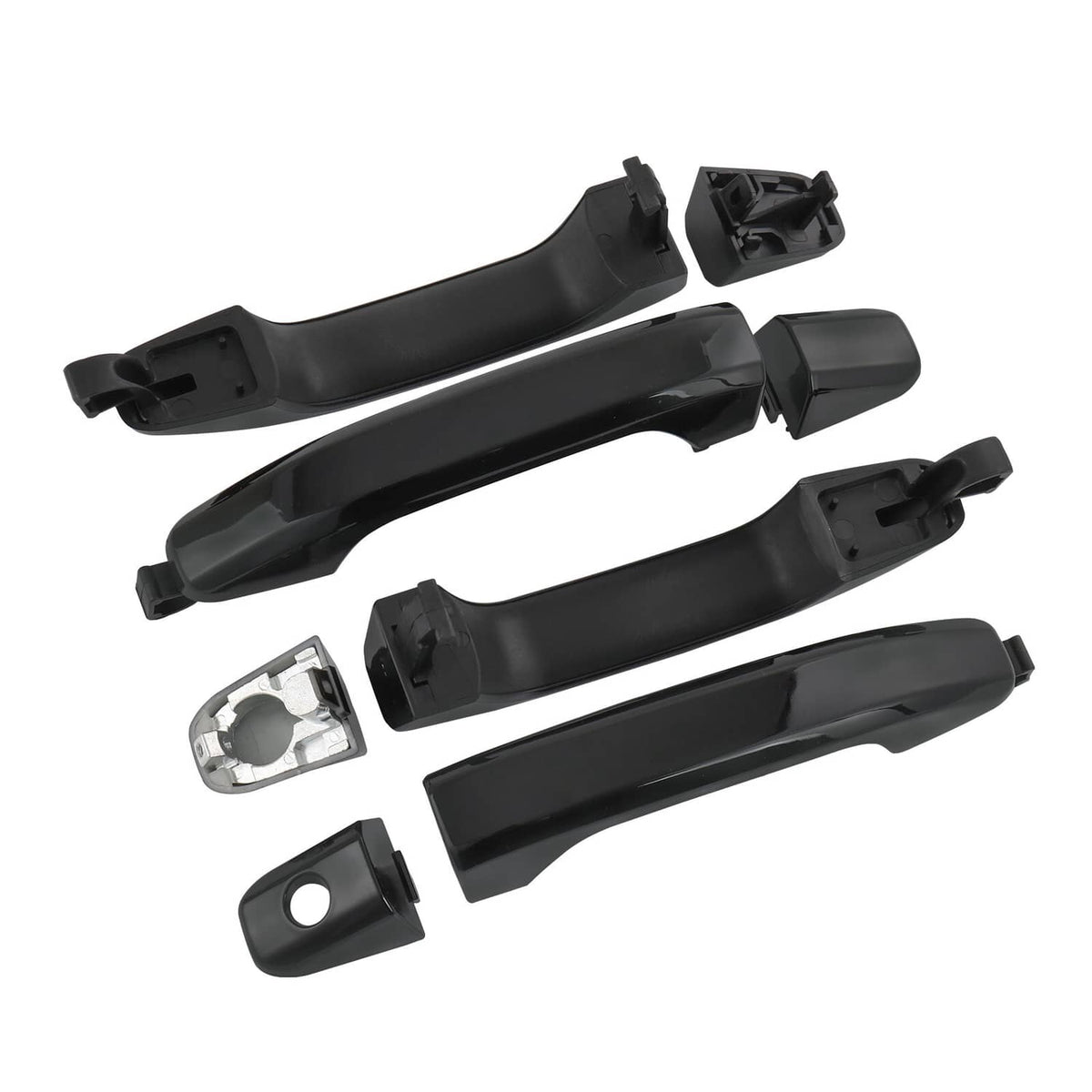 Solidspare 4 PCS Exterior Door Handle Front Rear For Chevy Silverado GMC Sierra 2014-2018