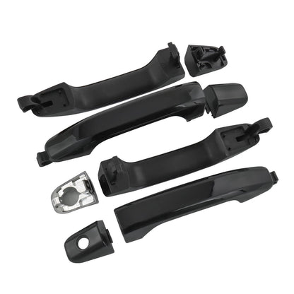 Solidspare 4 PCS Exterior Door Handle Front Rear For Chevy Silverado GMC Sierra 2014-2018