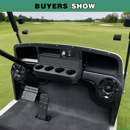 Solidspare Golf Cart Dash Assembly Cover Instrument Panel For EZGO TXT & Medalist 1994-2013