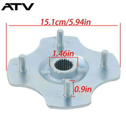 Solidspare 2 Rear Axle Wheel Hub Nut For Honda TRX250TM Recon 250 TRX250 TRX250TE 2X4 97-19