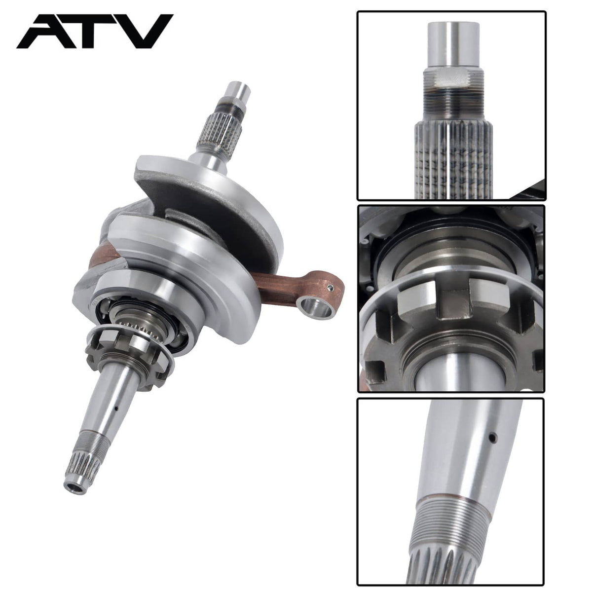 Solidspare US NEW Crankshaft Assy Crank Shaft 1:7 For HiSun 750 For HS HiSun 750 Cub Cadet