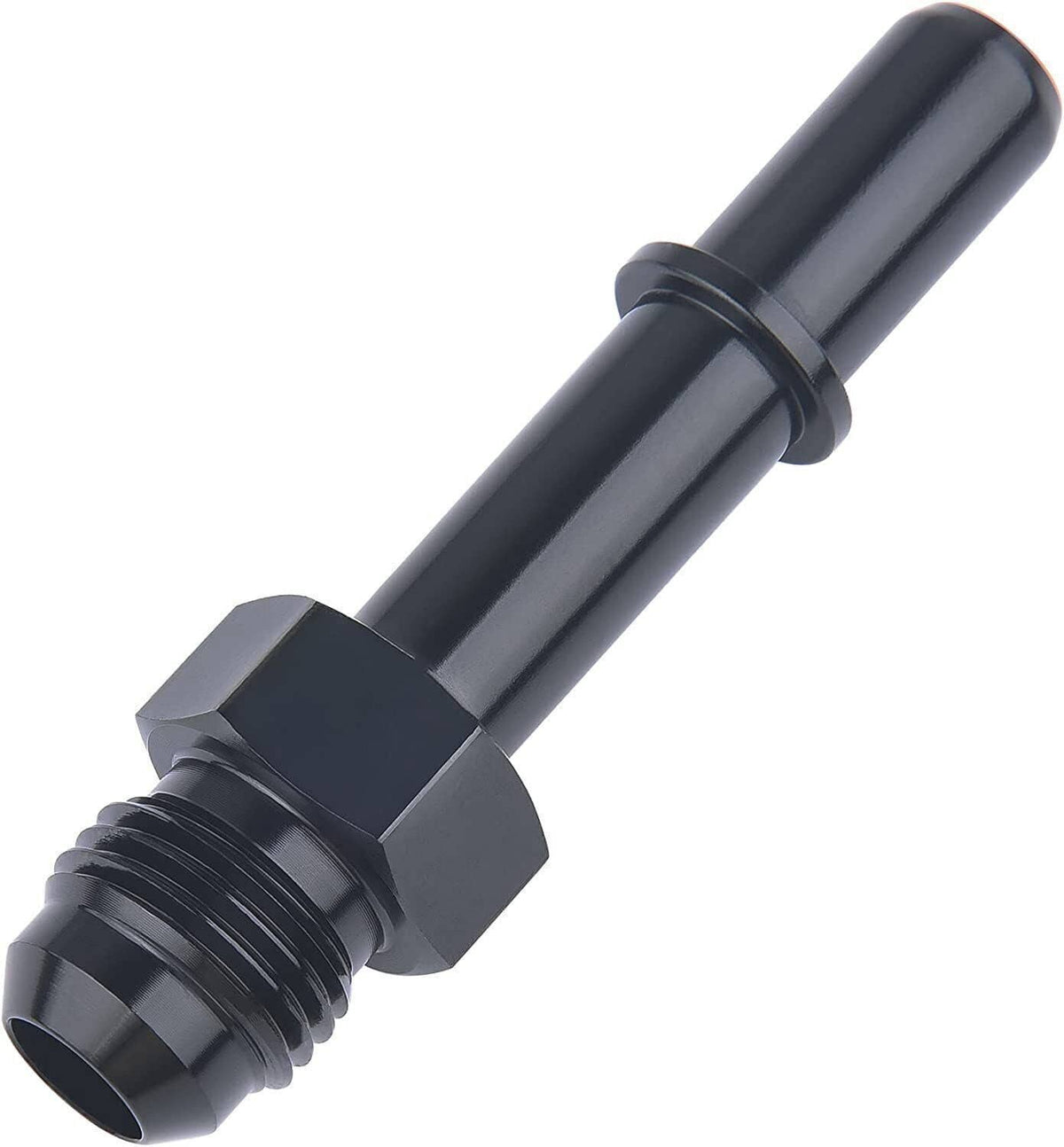 Solidspare New 2PCS 6AN Male Flare to 3/8" SAE Quick Connect Male EFI Fuel Fitting Adapter