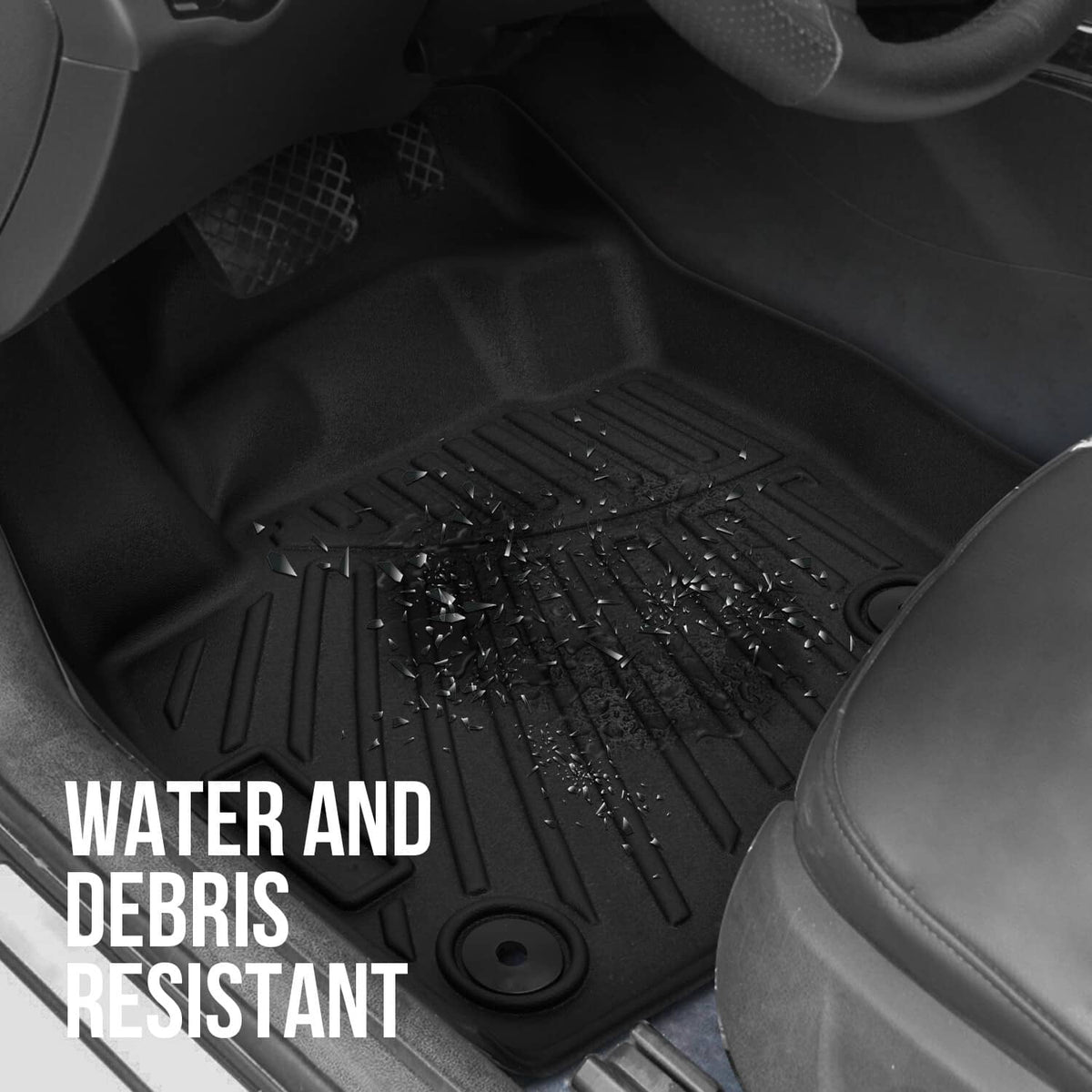 Solidspare Car Floor Mats & Cargo Liner for 2015-2025 Ford Edge TPE All Weather Rubber New