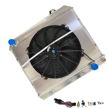 Solidspare 3 Row Radiator Shroud Fan For 1963-1966 Chevy C/K Pickup Truck C10 C20 C30