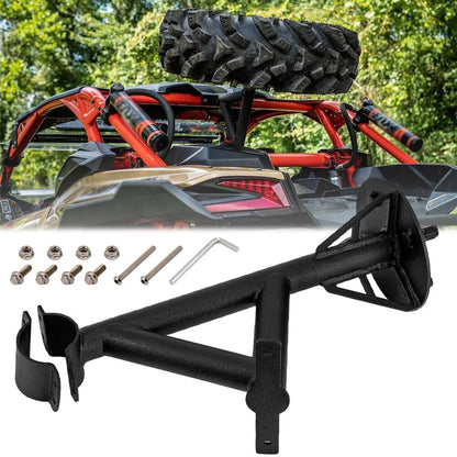 Solidspare Spare Tire Carrier Mount Rack 2017-2025 For Can-Am Maverick X3 Turbo Max R XDS