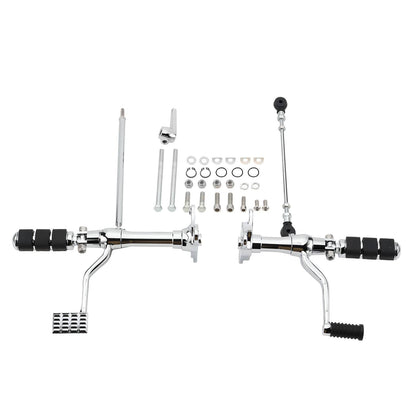 Solidspare Forward Controls Pegs Levers Linkage Kit For Harley Sportster 883 1200 91-03