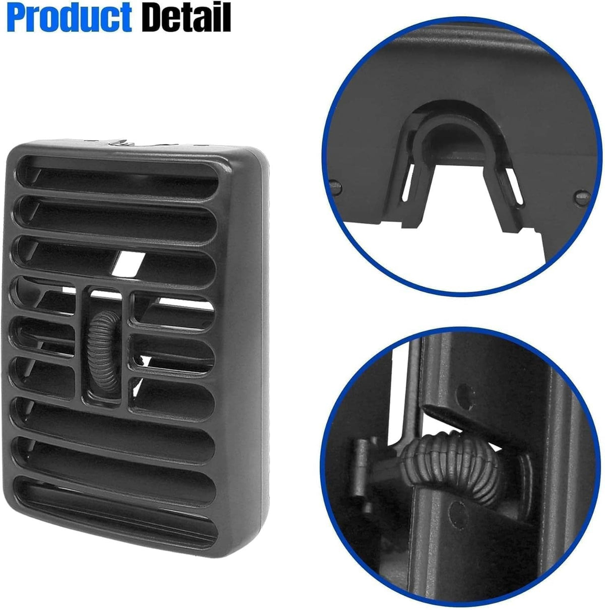 Solidspare Dashboard Air Vent Driver or Passenger for 1997-2006 Jeep Wrangler TJ 5DP54TAZ