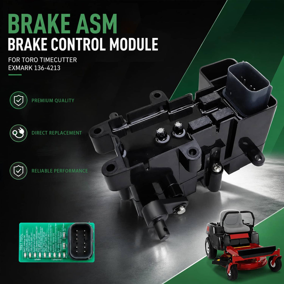 Solidspare Brake Box ASM Brake Control Module For Toro Timecutter Exmark 136-4213 130-6892