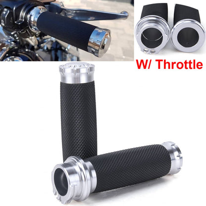 Solidspare 1" Hand Grip Cable Throttle For harley Touring Street Road Glide Softail Suzuki