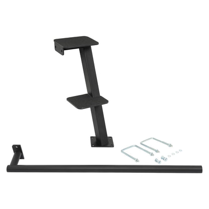 Solidspare 450Lbs Dual Step Boat Trailer Steps Universal For The Tongue w/Handle Bass Boat