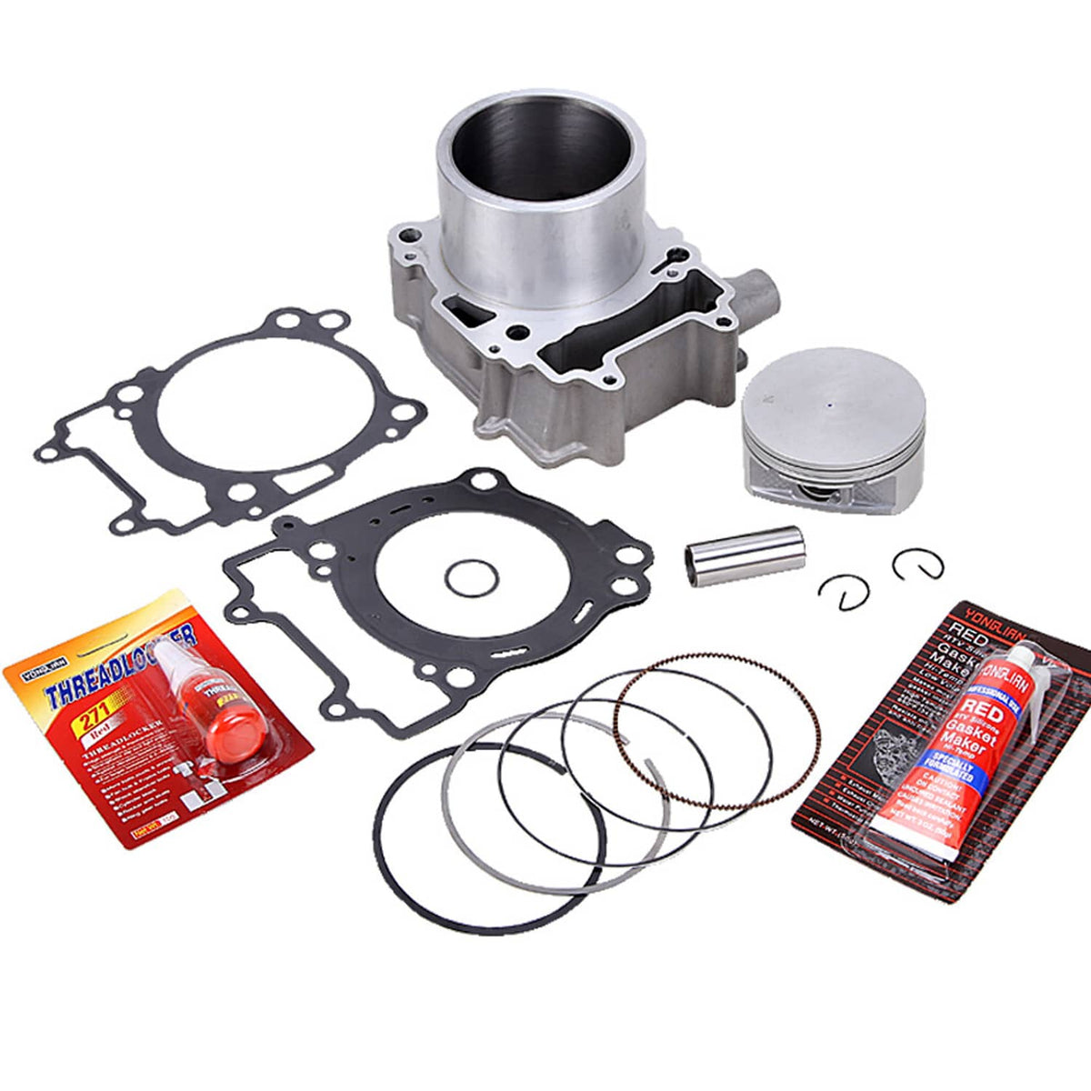 Solidspare 93mm Cylinder Piston Kit 3022701 For Polaris Sportsman 450 HO, Ranger 500 2017+