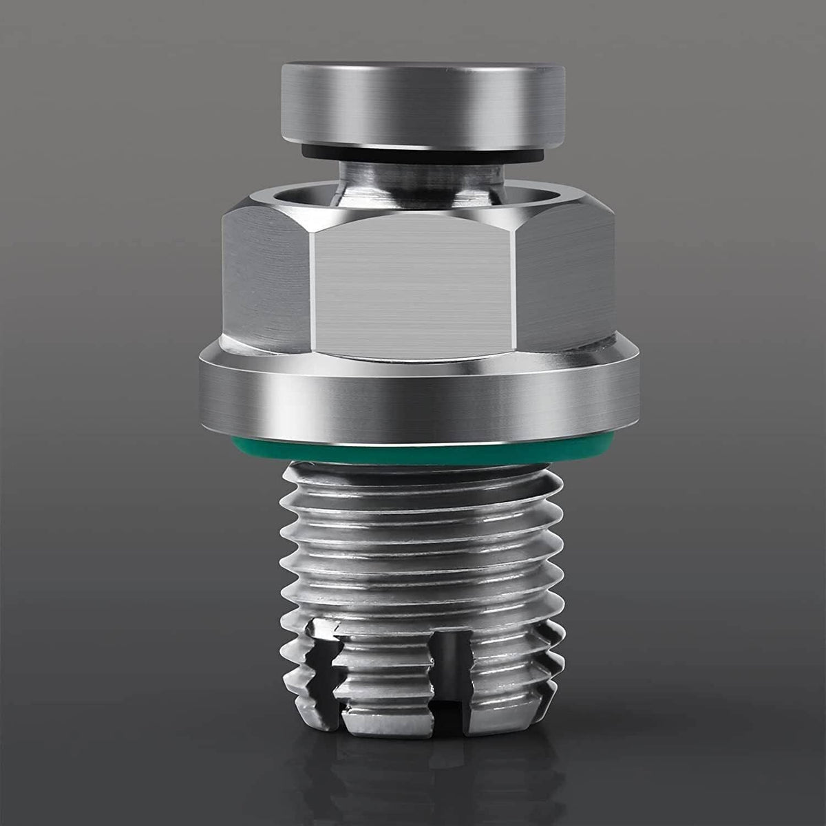 Solidspare M18 1-1.5x15mm Oil Drain Plug Self-tapping Piggyback Stainless Steel Repair Kit