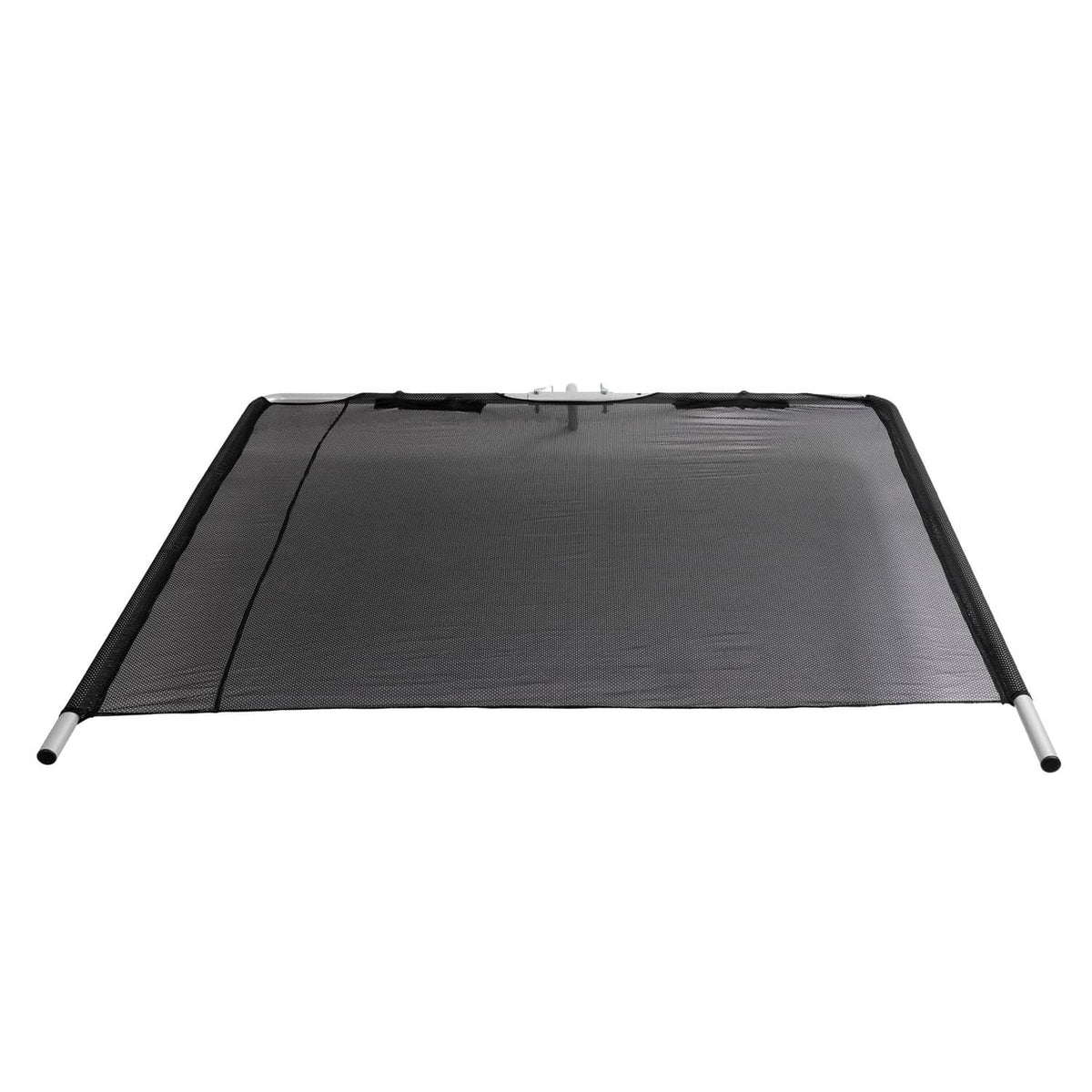 Solidspare Boat Sun Shade Silvery Black Aluminium Powder Coated  For Boats 25 ft and Under