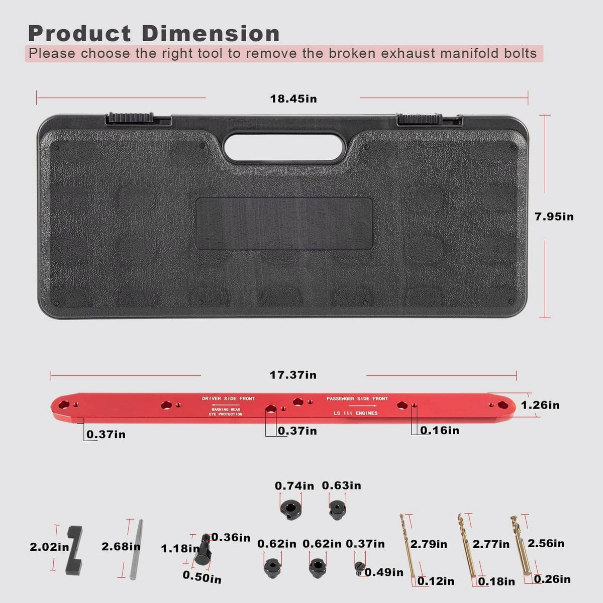 Solidspare 71400 Manifold Drill Template for GM /Chevy LSIII 4.8L, 5.3L & 6.0L Motors 99-07