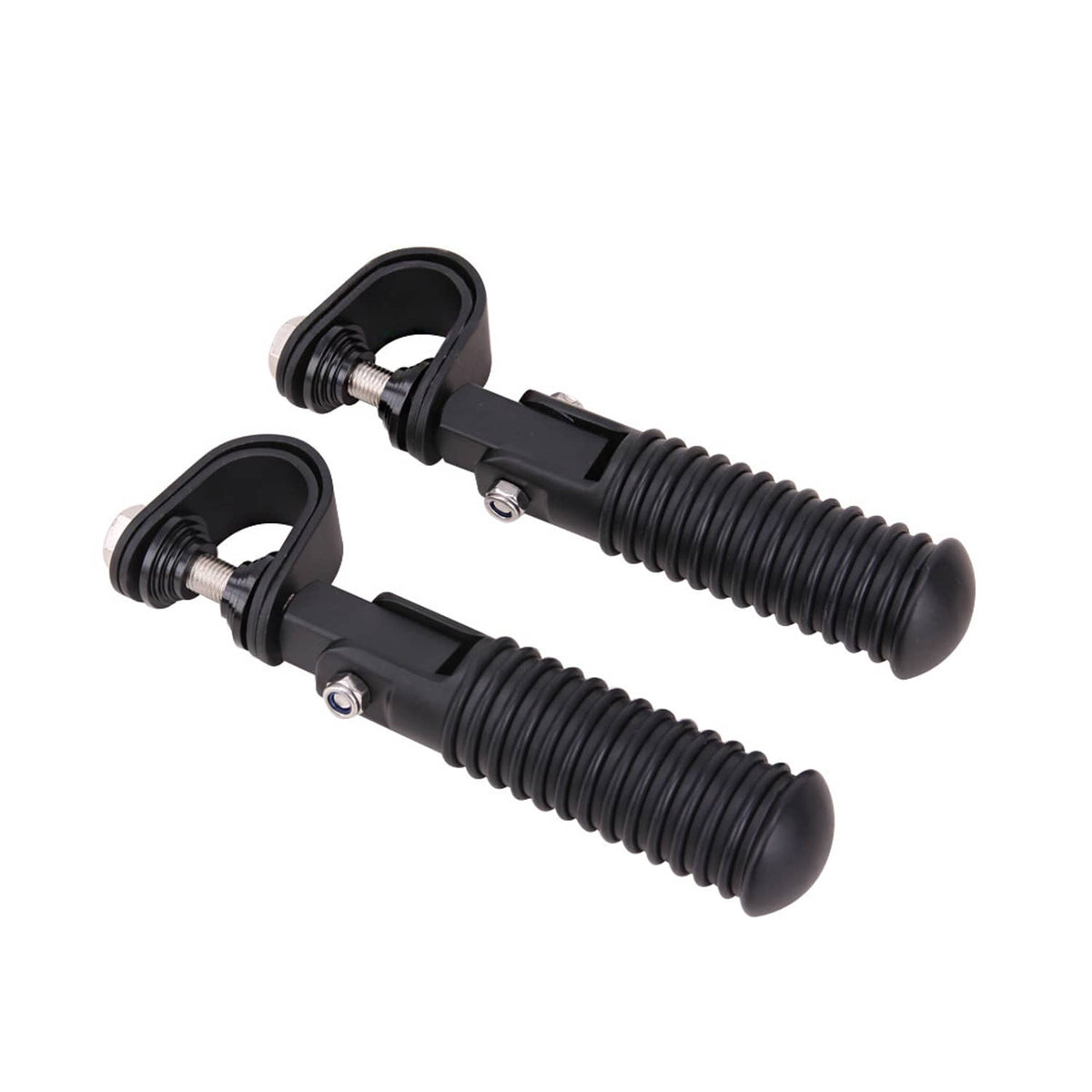 Solidspare Foot Pegs 1"~1-1/4" Highway Engine Guard Crash Bar For Harley Touring Kawasaki