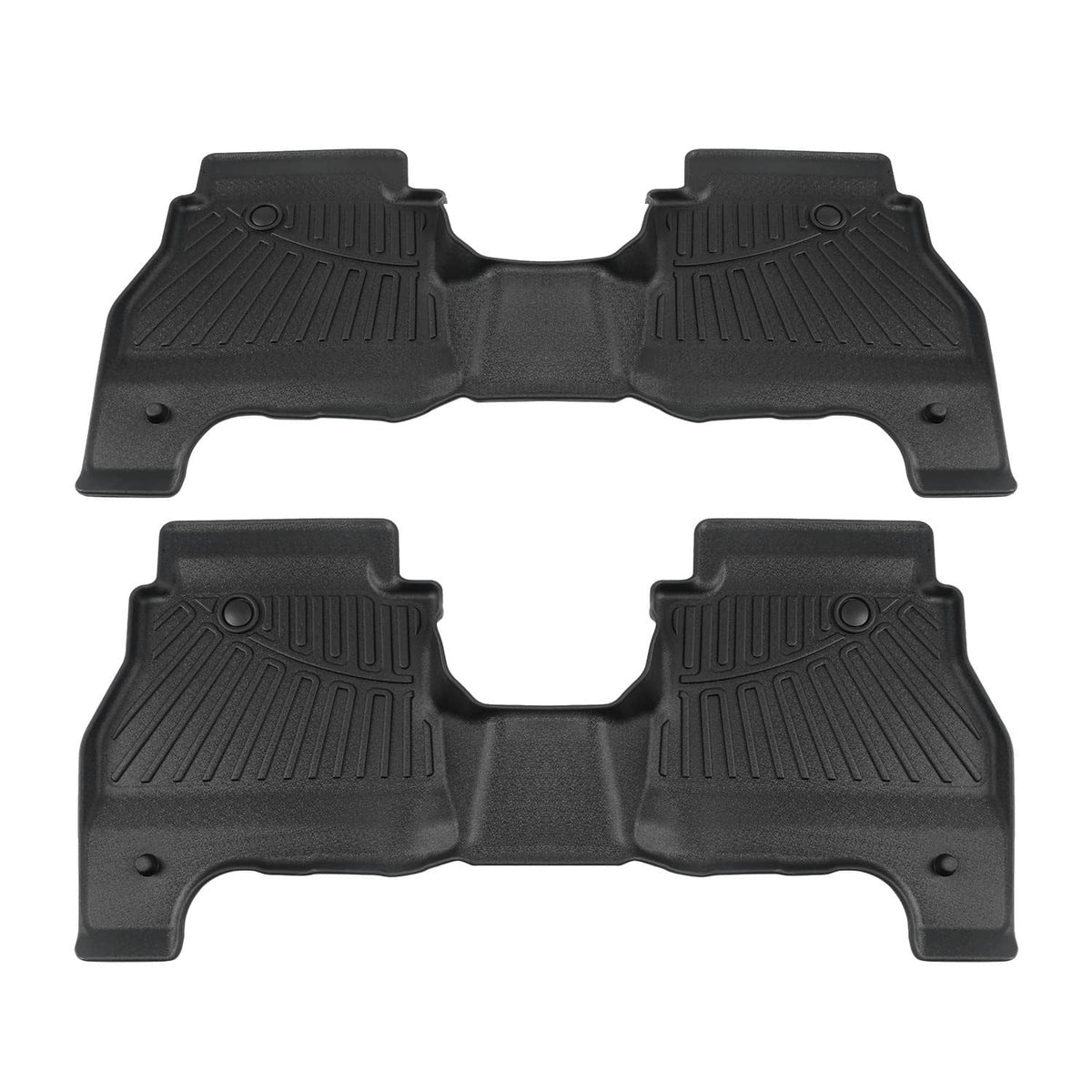 Solidspare 3Pcs Floor Mats For 2020-2025 Jeep Gladiator Floor Liner 3D Model Front & Rear