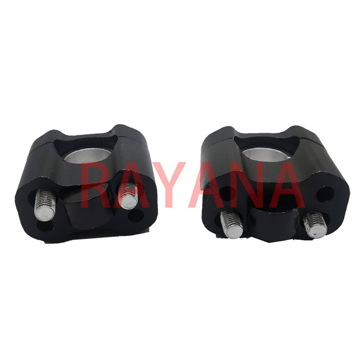 Solidspare 7/8" to 1 1/8" HandleBar Risers Mount Clamps Adaptor for Dirt Pit Bike(RED)